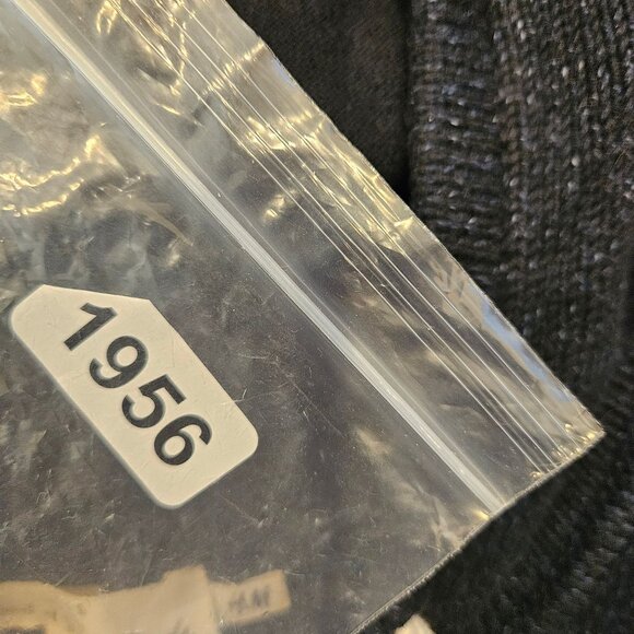 L.O.G.G. By H&M XL Dark Gray Knit Hooded Pullover Sweater double thick Pocket - Picture 13 of 14